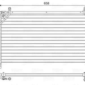 Niska cena Skraplacz, klimatyzacja VALEO 814442