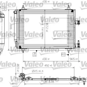 Oferta Skraplacz, klimatyzacja VALEO 817465