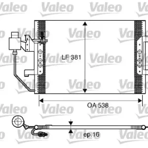 Kup teraz Skraplacz, klimatyzacja VALEO 817504