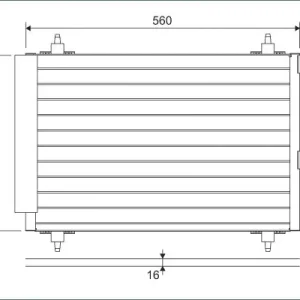 Skraplacz, klimatyzacja VALEO 817508 Nowość