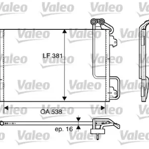 Skraplacz, klimatyzacja VALEO 817509 Szybka dostawa