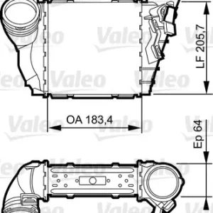 Chłodnica powietrza doładowującego VALEO 817557 Oferta limitowana