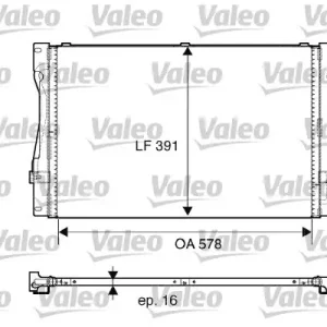 Skraplacz, klimatyzacja VALEO 817675 Szybka dostawa