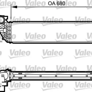 Oferta Chłodnica powietrza doładowującego VALEO 817828