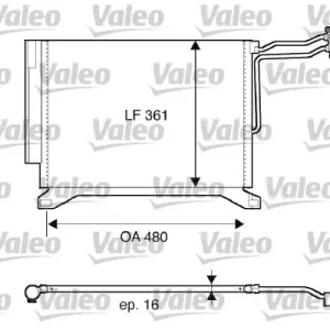 Skraplacz, klimatyzacja VALEO 817837 Promocja
