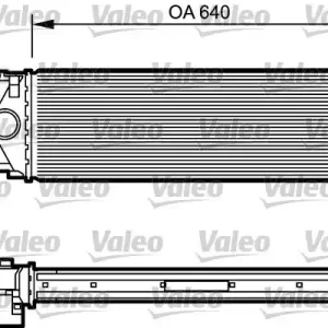 Chłodnica powietrza doładowującego VALEO 817994 Wysoka jakość