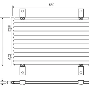 Skraplacz, klimatyzacja VALEO 818018 Autentyczny