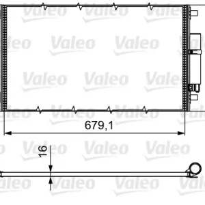 Niska cena Skraplacz, klimatyzacja VALEO 814374
