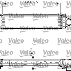 Chłodnica powietrza doładowującego VALEO 818238 Darmowa dostawa