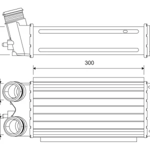 Kup teraz Chłodnica powietrza doładowującego VALEO 818242