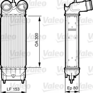 Niska cena Chłodnica powietrza doładowującego VALEO 818244