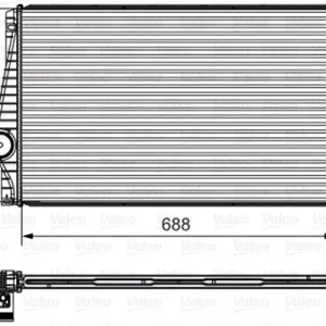 Darmowa dostawa Chłodnica powietrza doładowującego VALEO 818280