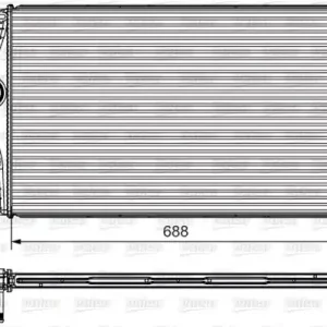 Chłodnica powietrza doładowującego VALEO 818283 Wyprzedaż