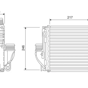 Chłodnica powietrza doładowującego VALEO 818290 Kup teraz