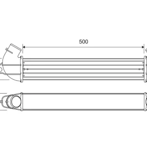 Tani Chłodnica powietrza doładowującego VALEO 818712
