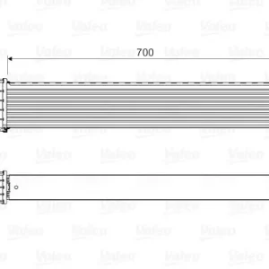 Chłodnica powietrza doładowującego VALEO 818806 Tani