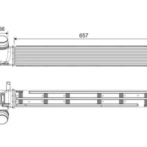 Chłodnica powietrza doładowującego VALEO 818878 Szybka dostawa