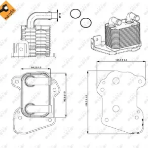 Chłodnica oleju, olej silnikowy NRF 31345 Oferta