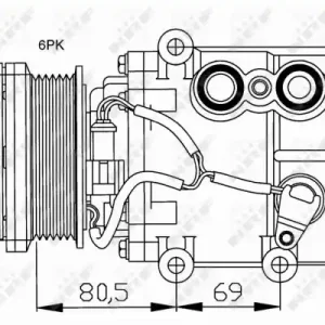 Sprężarka, klimatyzacja NRF 32401 Oferta limitowana
