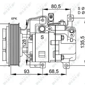 Sprężarka, klimatyzacja NRF 32408 Szybka dostawa