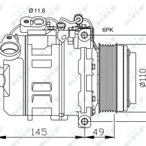Darmowa dostawa Sprężarka, klimatyzacja NRF 32533