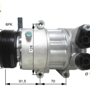 Sprężarka, klimatyzacja NRF 32812 Oryginalny