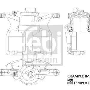 Zacisk hamulca FEBI BILSTEIN 178760 Popularny