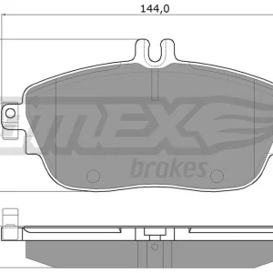 Klocki hamulcowe TOMEX BRAKES TX 18-06 Zamów teraz