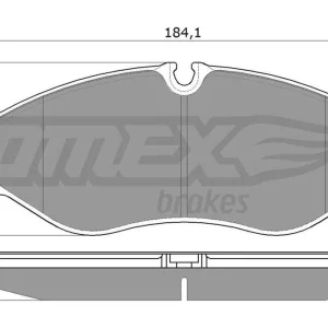 Klocki hamulcowe TOMEX BRAKES TX 18-12 Niska cena