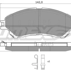 Szybka dostawa Klocki hamulcowe TOMEX BRAKES TX 18-13