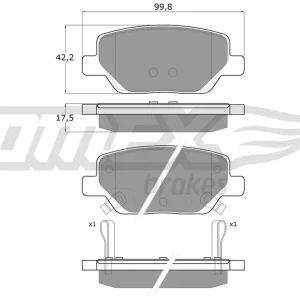 Darmowa dostawa Klocki hamulcowe TOMEX BRAKES TX 18-20