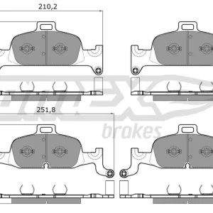 Ekspresowa dostawa Klocki hamulcowe TOMEX BRAKES TX 18-22