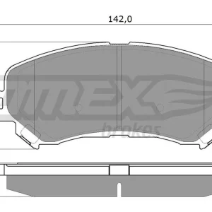 Ekspresowa dostawa Klocki hamulcowe TOMEX BRAKES TX 18-25