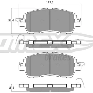 Premium Klocki hamulcowe TOMEX BRAKES TX 18-26