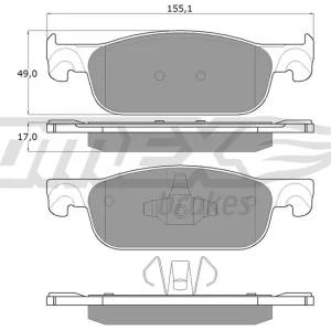 Klocki hamulcowe TOMEX BRAKES TX 18-32 Oferta limitowana