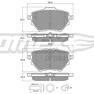 Nowość Klocki hamulcowe TOMEX BRAKES TX 18-36