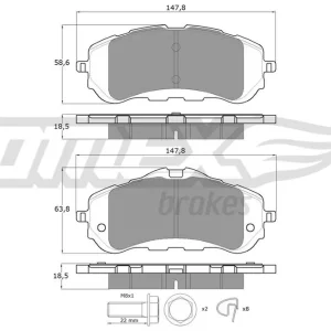Rabat Klocki hamulcowe TOMEX BRAKES TX 18-38