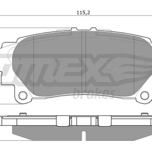 Klocki hamulcowe TOMEX BRAKES TX 18-40 Darmowa dostawa