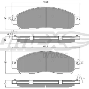 Premium Klocki hamulcowe TOMEX BRAKES TX 18-41