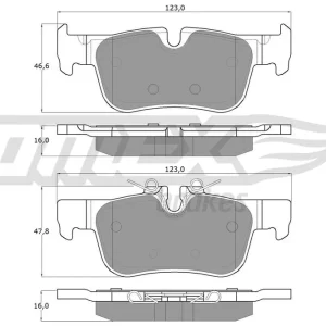 Klocki hamulcowe TOMEX BRAKES TX 18-44 Ekspresowa dostawa