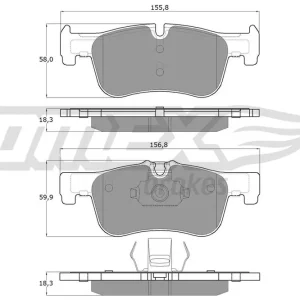 Niska cena Klocki hamulcowe TOMEX BRAKES TX 18-46