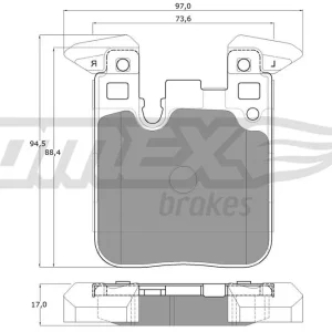 Klocki hamulcowe TOMEX BRAKES TX 18-47 Kup teraz
