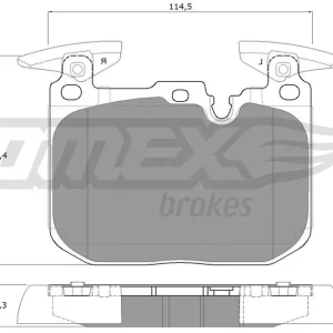 Premium Klocki hamulcowe TOMEX BRAKES TX 18-49