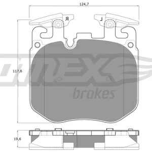 Ostatnia szansa Klocki hamulcowe TOMEX BRAKES TX 18-50