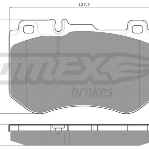 Oryginalny Klocki hamulcowe TOMEX BRAKES TX 18-51