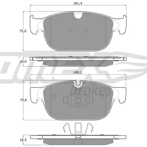 Klocki hamulcowe TOMEX BRAKES TX 18-57 Niska cena