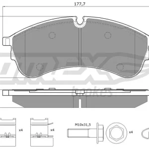 Darmowa dostawa Klocki hamulcowe TOMEX BRAKES TX 18-59