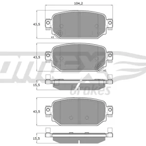 Niska cena Klocki hamulcowe TOMEX BRAKES TX 18-69