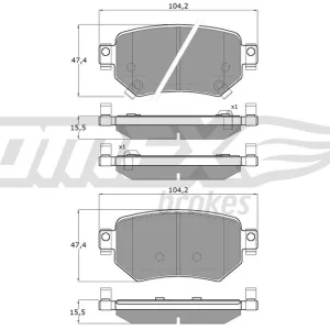 Zwrot pieniędzy Klocki hamulcowe TOMEX BRAKES TX 18-70