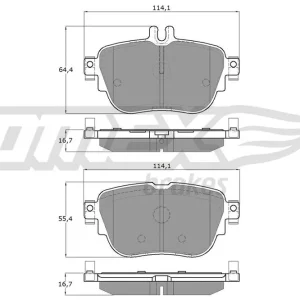 Niska cena Klocki hamulcowe TOMEX BRAKES TX 18-76